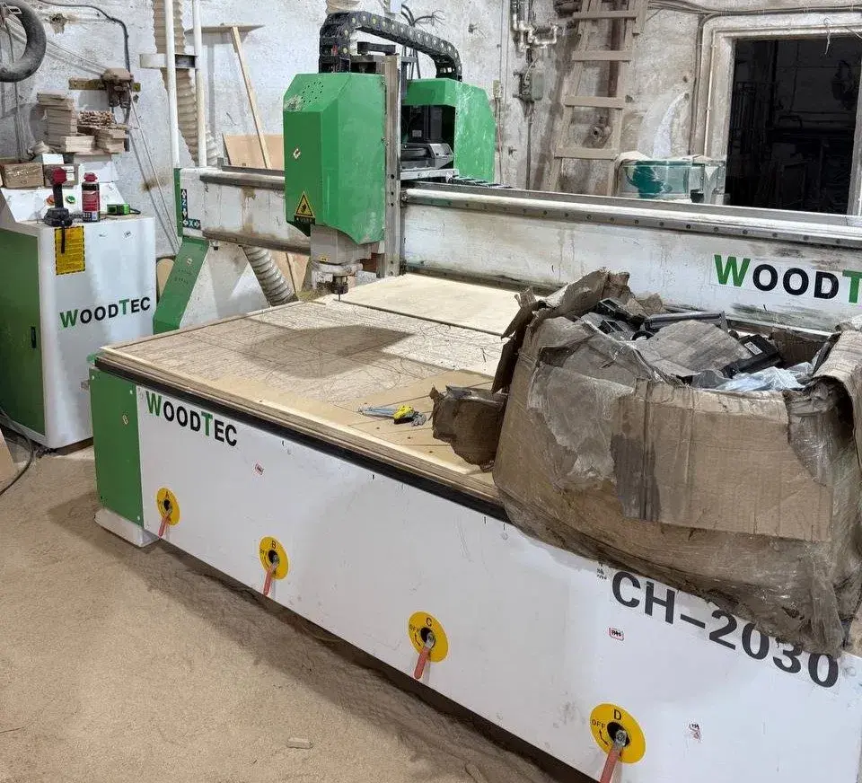 Пусконаладка фрезерного станка с ЧПУ WoodTec CH-2030